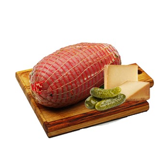 Ρολό από μοσχάρι γάλακτος με τυρί μετσοβόνε και πίκλες