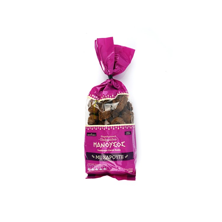 Παξιμάδια Χαρουπιού 400gr
