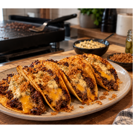 Smashed Taco Burgers Smashed Taco Burgers